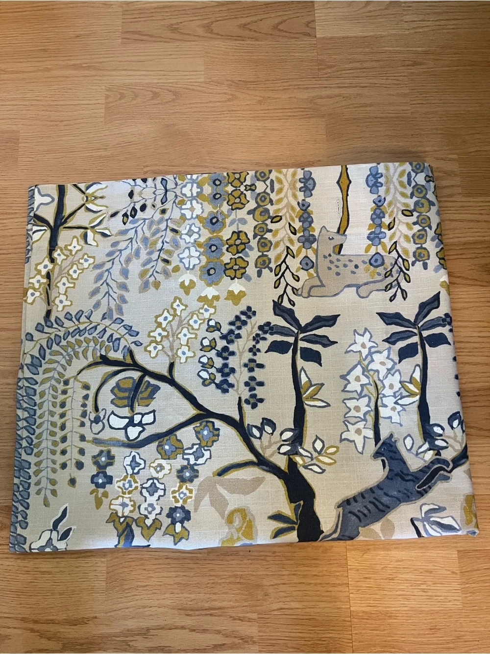 Anthropologie The Printed Cotton Slub Shower Curtain Collection in Foraged NWOT